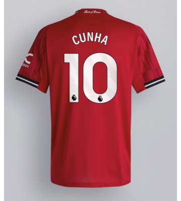 Manchester United Matheus Cunha #10 Hjemmebanetrøje 2025-26 Kortærmet